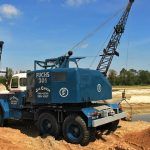 Dragline op GMC-chassis